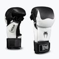 Pirštinės MMA Venum Attack 2.0 Sparring Leather black/white