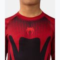 Vaikiški apsauginiai marškinėliai  Venum Attack Rashguard SS black/red 5