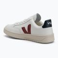 Moteriški batai VEJA V-12 Leather white/marsala/nautical 3
