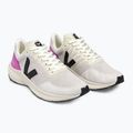 Moteriški bėgimo batai VEJA Marlin V-Knit chalk/black/ultraviolet 8