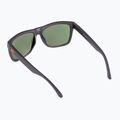 Quiksilver Charger Polarized Floatable matinės juodos/žalios spalvos poliarizuoti akiniai nuo saulės EQYEY03113-XKGG 2
