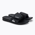 Quiksilver Bright Coast Adjust black/white/black vyriškos šlepetės 5