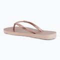 Vaikiškos šlepetės per pirštą ROXY Viva VI rose gold 3