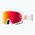 Moteriški snieglenčių akiniai ROXY Feenity Color Luxe bright white/sonar ml revo red 5