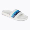 Quiksilver vyriškos Rivi Wordmark Slide white/white/blue šlepetės