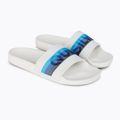 Quiksilver vyriškos Rivi Wordmark Slide white/white/blue šlepetės 5