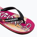 Vyriškos šlepetės Quiksilver Molokai Acid Drop black/orange 7
