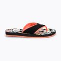 Moteriškos ROXY Coastin Print juodo rašto šlepetės 2