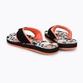 Moteriškos ROXY Coastin Print juodo rašto šlepetės 3