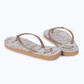 Moteriškos ROXY Bermuda Print J white/tan šlepetės 3