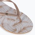 Moteriškos ROXY Bermuda Print J white/tan šlepetės 7