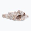 Moteriškos ROXY Slippy Printed white/tan šlepetės 5