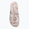 Moteriškos ROXY Slippy Printed white/tan šlepetės 6