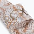Moteriškos ROXY Slippy Printed white/tan šlepetės 7