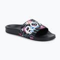Moteriškos ROXY Slippy II šlepetės black/azela pink