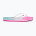 ROXY Viva Jelly moteriškos šlepetės white/crazy pink/turquoise 2