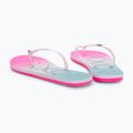 ROXY Viva Jelly moteriškos šlepetės white/crazy pink/turquoise 3