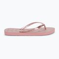 Moteriškos ROXY Viva Sparkle šlepetės rose gold 2