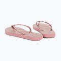 Moteriškos ROXY Viva Sparkle šlepetės rose gold 3