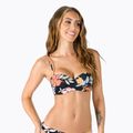 ROXY Beach Classics Moulded Bandeau maudymosi kostiumėlio viršutinė dalis antracitas/island vibes