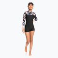 Moteriškas plaukimo hidrokostiumas ROXY 2.0 Swell Series BZ Qlock anthracite paradise found s 2