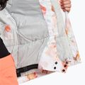 Moteriška snieglenčių striukė ROXY Jet Ski Premium ryškiai baltos spalvos švelnumas 12