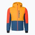 Quiksilver Kai Jones Ambition vaikiška snieglenčių striukė vaikams oranžinė ir tamsiai mėlyna EQBTJ03169
