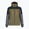 Quiksilver Mission Plus vyriška snieglenčių striukė juoda-žalia EQYTJ03371