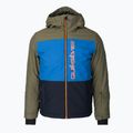 Quiksilver Side Hit vaikiška snieglenčių striukė žalia-mėlyna EQBTJ03158