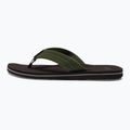 Quiksilver vyriškos Molokai Layback Textured šlepetės rudos spalvos AQYL101266 11