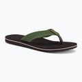Quiksilver vyriškos Molokai Layback Textured šlepetės rudos spalvos AQYL101266