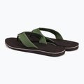 Quiksilver vyriškos Molokai Layback Textured šlepetės rudos spalvos AQYL101266 3