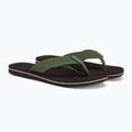 Quiksilver vyriškos Molokai Layback Textured šlepetės rudos spalvos AQYL101266 4