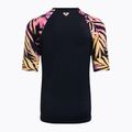 ROXY Active Joy vaikiški maudymosi marškinėliai Lycra antracite zebra jungle girl 2