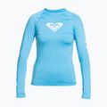 Moterų maudymosi marškinėliai ilgomis rankovėmis ROXY Whole Hearted azure blue