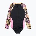 ROXY Active Joy vaikiškas maudymosi kostiumėlis antracito spalvos zebra jungle girl 2