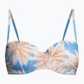 ROXY Love The Beach Vibe žydrai mėlynas palmių salos maudymosi kostiumėlio viršus