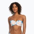 ROXY Love The Beach Vibe žydrai mėlynas palmių salos maudymosi kostiumėlio viršus 4