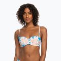 ROXY Love The Beach Vibe žydrai mėlynas palmių salos maudymosi kostiumėlio viršus 6