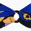 ROXY Color Jam Bandeau maudymosi kostiumėlio viršutinė dalis antracito spalvos su gėlėmis Jammin 3