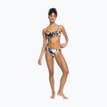 ROXY Color Jam Cheeky antracito spalvos gėlių Jammin maudymosi kostiumėlio apačia 5