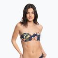 ROXY Into The Sun Mold Bandeau maudymosi kostiumėlio viršutinė dalis nuotaika indigo tropical depht 3