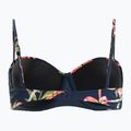 ROXY Into The Sun Mold Bandeau maudymosi kostiumėlio viršutinė dalis nuotaika indigo tropical depht 2