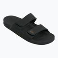 Vyriškos šlepetės Quiksilver Rivi Leather Double Adjust black 1