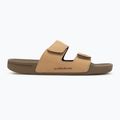 Vyriškos šlepetės Quiksilver Rivi Leather Double Adjust tan 1 2