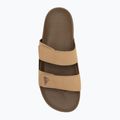 Vyriškos šlepetės Quiksilver Rivi Leather Double Adjust tan 1 5