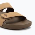 Vyriškos šlepetės Quiksilver Rivi Leather Double Adjust tan 1 7