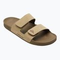 Vyriškos šlepetės Quiksilver Rivi Leather Double Adjust tan 1