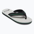 Quiksilver vyriškos Molokai Layback Saturn šlepetės balta ir juoda AQYL101319 9