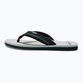 Quiksilver vyriškos Molokai Layback Saturn šlepetės balta ir juoda AQYL101319 11
